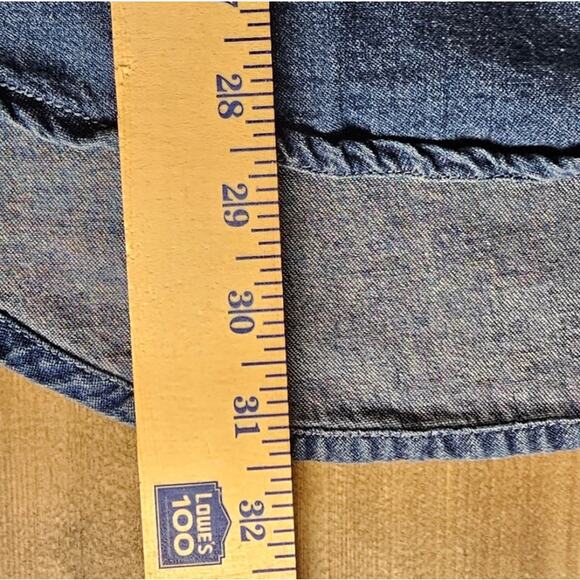 K & S Denim Marines Button Down Shirt Mens Size 2XL - Picture 9 of 9